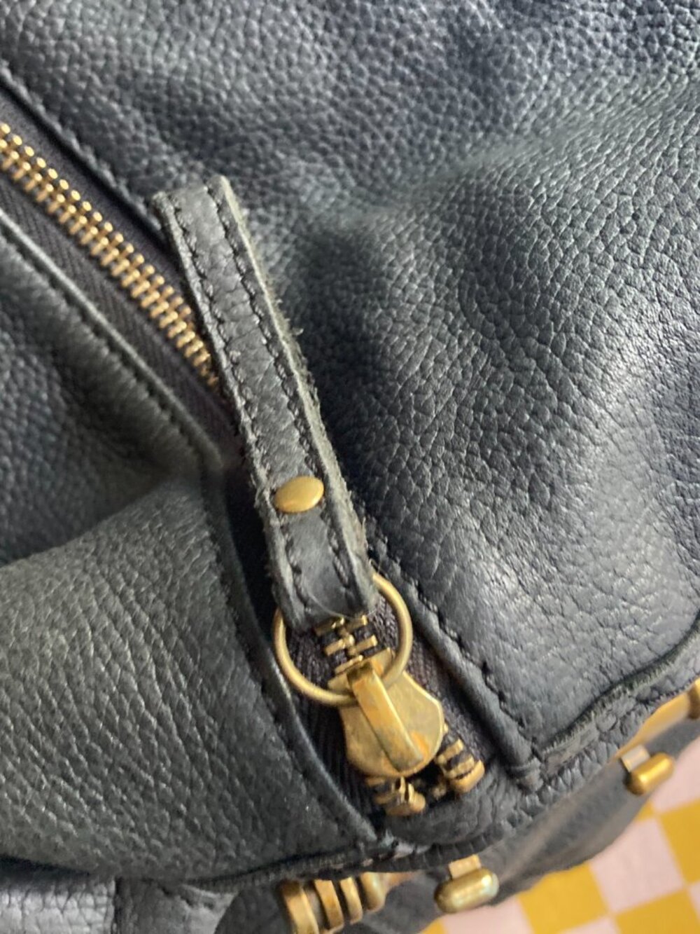🖤 Liebeskind Berlin Black Pebbled Leather Slouchy Satchel Shoulder Bag 🖤 - Picture 9 of 16